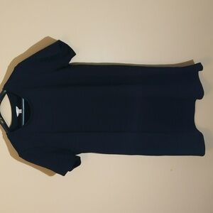 Joe Fresh| NWT Black Crew Neck Short Sleeve Midi Dress